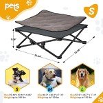 KingCamp Raised Dog Bed with Washable Mattress