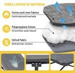 ATORPOK Portable Camping Cot with Cushion and Pillow