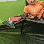 Coleman Extra Wide Camping Cot with Side Table