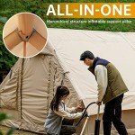 Easy Setup Inflatable Camping Tent for All Seasons