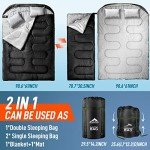 MEREZA XL Double Sleeping Bag for All Seasons