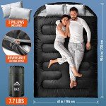 MEREZA XL Double Sleeping Bag for All Seasons