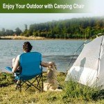 SAILARY Heavy Duty Folding Camping Chair with Cooler