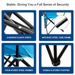 SAILARY Heavy Duty Folding Camping Chair with Cooler