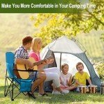 SAILARY Heavy Duty Folding Camping Chair with Cooler