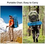 SAILARY Heavy Duty Folding Camping Chair with Cooler