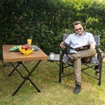 Timber Ridge XXL Heavy Duty Camping Chair with Table