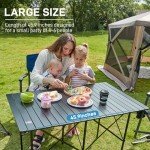 Lightweight Foldable Camping Table for 4-6 People