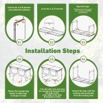 WildFinder Lightweight Folding Camping Table with Storage