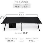 Extra Wide Camping Cot for Adults - XXL Size