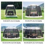 Alvantor Hexagon Pop-Up Camping Screen Tent