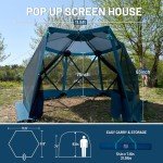 Timber Ridge Instant Pop-Up Screened Canopy Tent