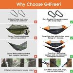 G4Free Lightweight Camping Hammock with Mosquito Net