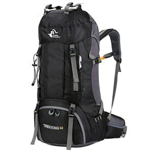 60L Waterproof Hiking Backpack with Rain Cover