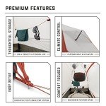 Lightweight Waterproof Backpacking Tent for One Person