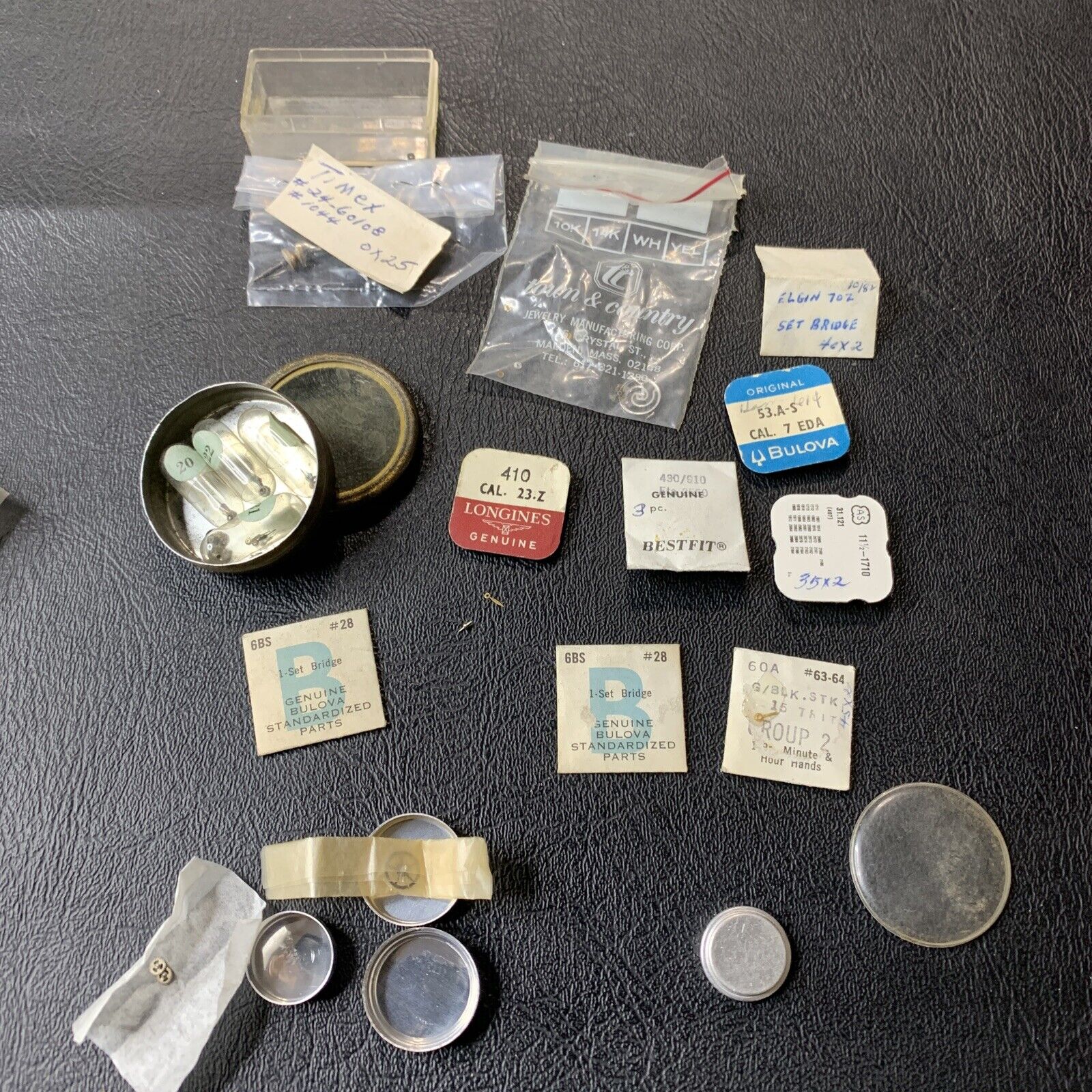 Vintage Watch Components for Repair and Restoration