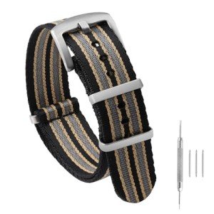 Colorful Nylon Watch Strap for Men and Women
