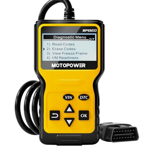 MOTOPOWER MP69033 OBD2 Scanner for Car Diagnostics