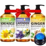 Couples Massage Oil Gift Set for Date Night
