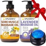 Romantic Massage Oil Gift Set for Couples