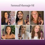 Sensual Aromatherapy Massage Oil for Couples 8 Fl Oz