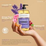 Lavender Massage Oil with Roller Ball - Couples Relaxation