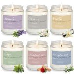Aromatherapy Candle Gift Set for Couples