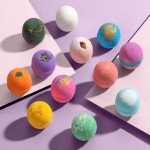 Couples' Spa Bath Bombs Gift Set - 12 Fizzies