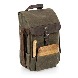 Wine Tote with Cheese Board & Knife Set