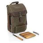 Wine Tote with Cheese Board & Knife Set