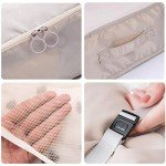 9-Piece Travel Packing Cube Set with Shoe Bag