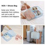 Couples Travel Packing Cubes Set - 8 Pieces