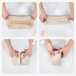 9-Piece Travel Packing Cube Set with Shoe Bag