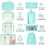 8-Piece Packing Cube Set for Couples Travel