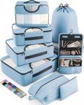Veken 8-Piece Packing Cube Set for Travel