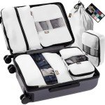 Gorilla Grip 6-Piece Travel Packing Cube Set