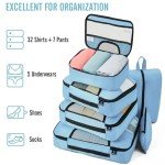 Veken 8-Piece Packing Cube Set for Travel