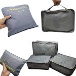 Travel Storage Bags Set for Couples - Grey