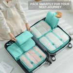 8-Piece Packing Cube Set for Couples Travel