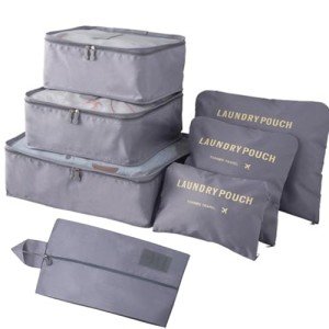 7-Piece Packing Cubes for Travel Couples