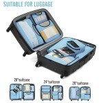 Veken 8-Piece Packing Cube Set for Travel