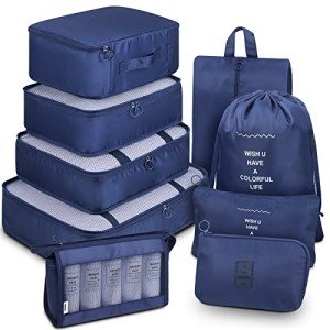 Mossio Set of 9 Travel Bag Organizer