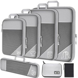 7-Piece Travel Packing Cube Set for Couples