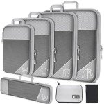 7-Piece Travel Packing Cube Set for Couples