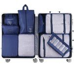 Mossio Set of 9 Travel Bag Organizer