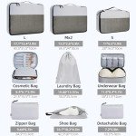 Couples Packing Cubes - Travel Organizer Set