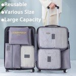 7-Piece Packing Cubes for Travel Couples