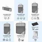 7-Piece Travel Packing Cube Set for Couples