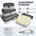 Couples Packing Cubes - Travel Organizer Set