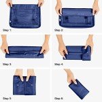 Mossio Set of 9 Travel Bag Organizer